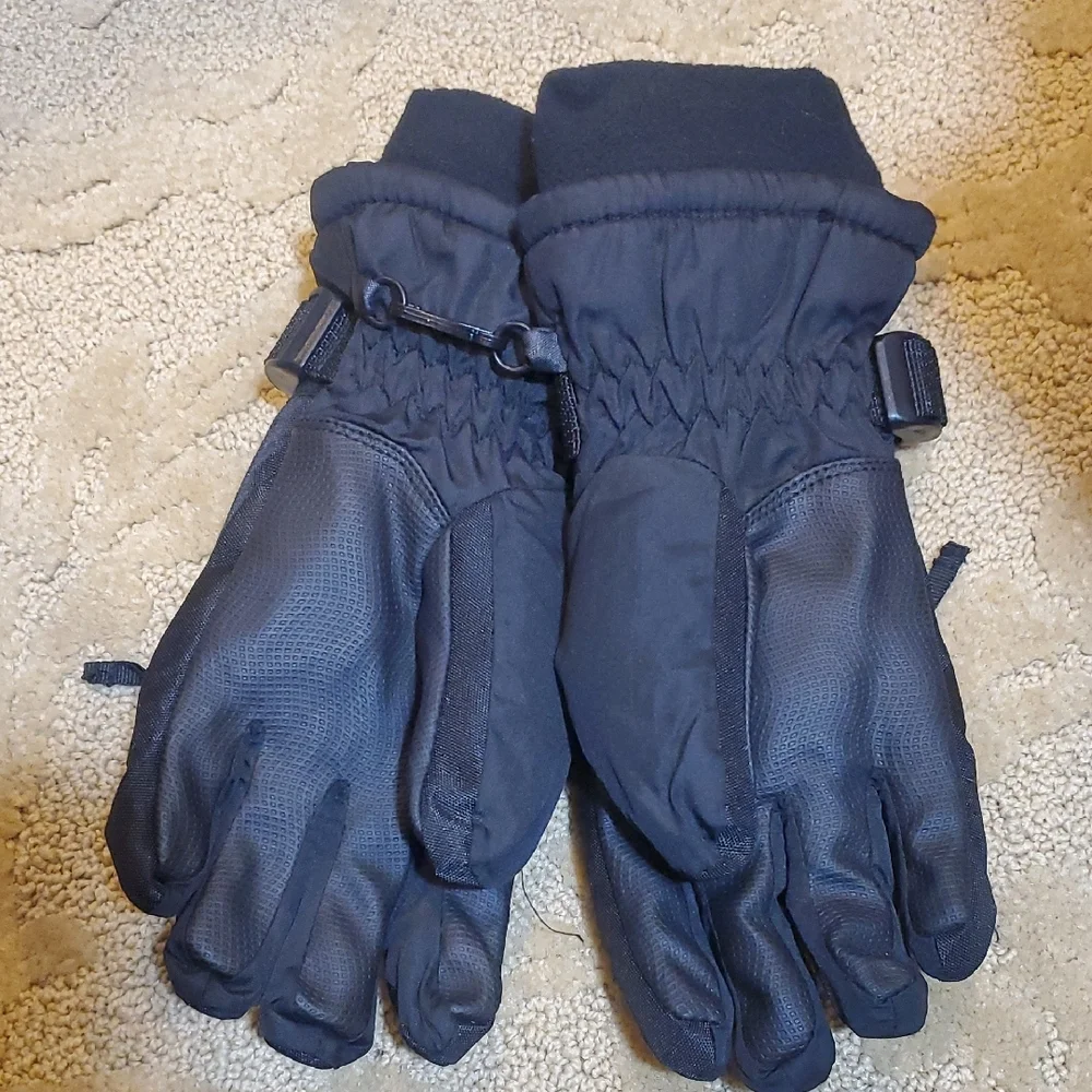 Kombi Kids Black Winter Gloves